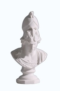 Statue de personnage mythologique grec antique Witt, sculpture abstraite classique de tête de David, décoration, accessoires de photographie, décoration intérieure - Product Image 3