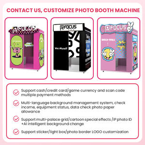 JLJ ขายส่ง<span class=keywords><strong>ราคา</strong></span>สติกเกอร์บูธภาพถ่ายอาเขต/ห้างสรรพสินค้า/ถนนกล้องเครื่องหยอดเหรียญห้องถ่ายภาพเซลฟี่พร้อมการพิมพ์ - Product Image 5