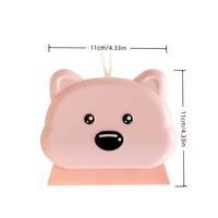 Kit d'outils de nettoyage polyvalent léger et durable 5-en-1 pour chiot de dessin animé |   Grattoir à verre, essuie-glace de comptoir, brosse pour fentes, brosse pour clavier