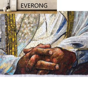 Clip de verre de <span class=keywords><strong>Marseille</strong></span> mosaïques pour Chur mur intérieur mosaïque décoration murale intérieure belle peinture de fond mosaïque murale - Product Image 3