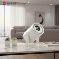 Projecteur intelligent portable JUNUO TURN1 H727 avec double Wi-Fi, mise au point manuelle, courte focale, Android 14, 720P, prise en charge 4K, pour usage professionnel/éducatif