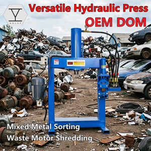 Presse hydraulique QDLSF pour le démontage du cuivre et de l'aluminium, pompe de démontage du fil de cuivre, démontage des pièces d'aluminium de voitures usagées, pièces cassées, OEM ODM - Product Image 1
