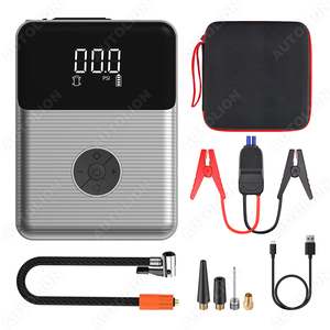 Autolion Super Star Version 2 in 1 <strong>Best</strong> 12v Mini Portable Car Battery Booster <strong>Jump</strong> Starter <strong>Pack</strong> air <strong>Compressor</strong> - Product Image 1