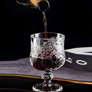 1.75oz petit design élégant de tournesol machine pressée en vrac potable écologique mini verre à vin verres à liqueur avec jambe courte - Product Image 5