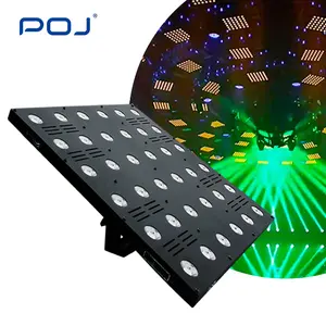 POJ OJ-X3603 उच्च चमक 36Pcs 5W Rgbw 3In1 Dmx512 डीजे उपकरण के लिए मैट्रिक्स पैनल प्रकाश का नेतृत्व किया