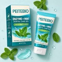 Gel dentaire à la menthe PEITEBIO avec soin enzymatique, saveur menthe fraîche pour l'hygiène buccale des animaux, haleine fraîche, soin quotidien, 120 g