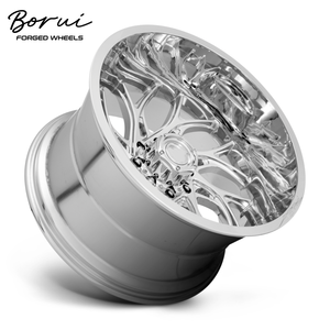ボーリュイ 鍛造ホイール アルミ合金 22/24/26/28/30インチ アメリカンフォーススタイル トラックハブ 6061-T6 アルミ合金ホイール - Product Image 3