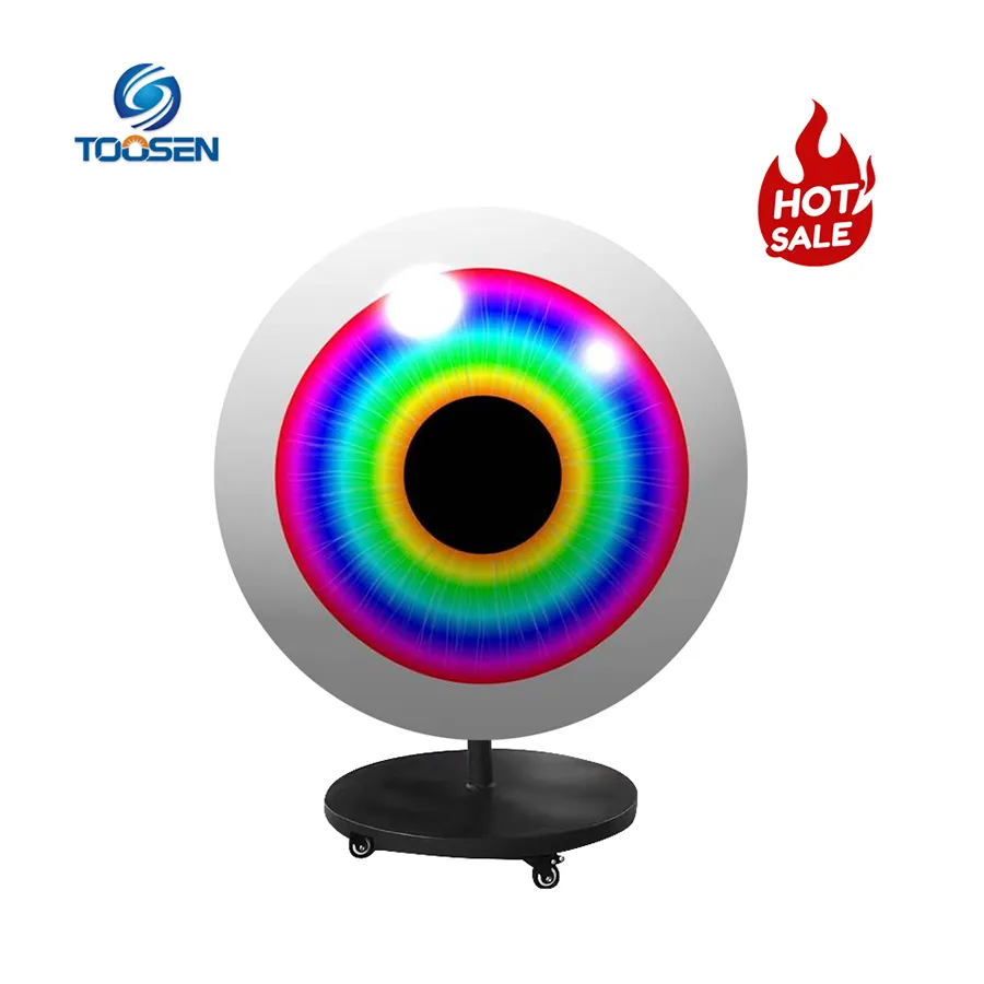 Toosen Factory Stock Esfera Pantalla LED Esférico Diámetro pequeño 0,2 m/0,3 m/0,4 M/0,5 M Rotación del globo Pantalla de bola LED de 360 grados