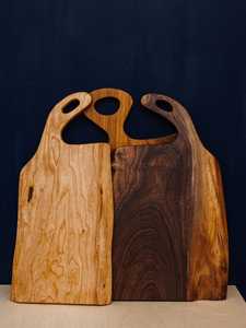 Planche à découper écologique en bois, fabriquée en bois d'acacia massif et en bois de manguier, offrant une découpe durable et longue durée - Product Image 2