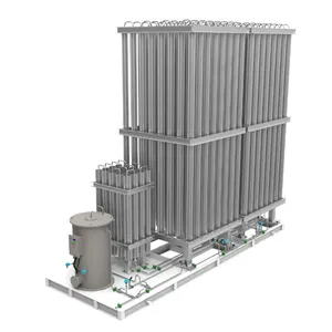 200 Nm3/Hr Verdamper Voor Vloeibare Stikstof Atmosferische Verdamper