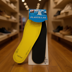 Plantillas Insoles Multi Tallas 35-45 Left Foot Yellow Black Pack Of 2 - Product Image 3