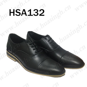 <span class=keywords><strong>Wyx</strong></span>, chaussures habillées en cuir à bout pointu à double articulation pour hommes chaussures de bureau à semelle extérieure en caoutchouc durable populaires au Cambodge HSA132 - Product Image 2