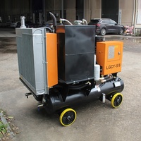 Compresseur d'air portable diesel 12V certifié CE Kaishan haute pression 12-40Bar à vis avec noyau moteur à air à vendre