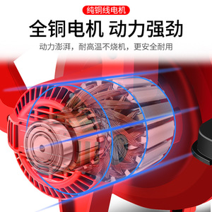 High Power Dust Blower 220V Corded Electric Industrial Grade Home Use <b>ABS</b> Material - Product Image 3