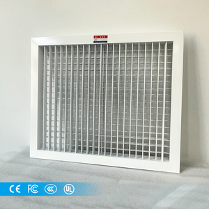 HVAC thông gió hai lớp vật liệu nhôm lưới tản nhiệt Louvre để phân phối không khí hiệu quả trong các ứng dụng phòng khác nhau - Product Image 4
