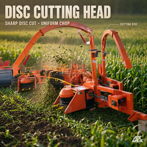 Récolteuse de maïs et de céréales montée latéralement sur tracteur, boîte de vitesses à engrenages, haute productivité - Product Image 2
