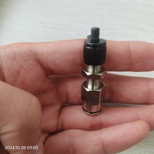 Adaptateur de valve de dégonflage Aiv06 pour pneus neufs et d'origine, coudière d'échappement 4mm 6mm, raccord rapide pour gonflage d'air - Product Image 2