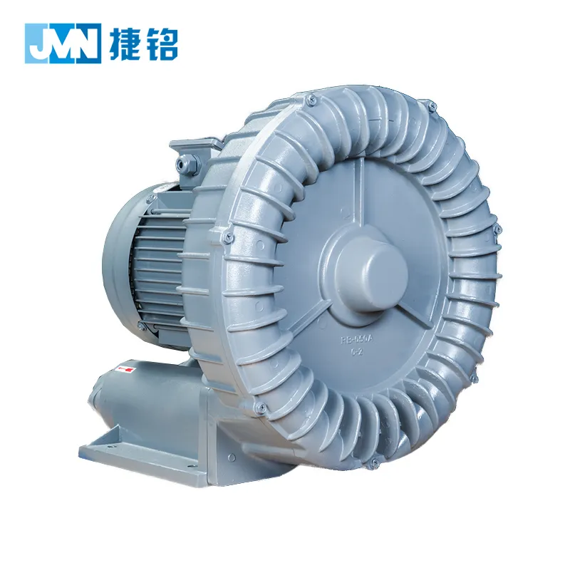 Long time non-stop operation electric 3.7KW ring blower for woodworking industry
