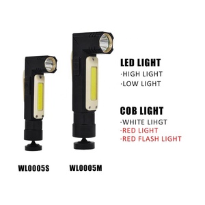 Đinh Hương Đa Chức Năng Có Thể Sạc Lại Worklight Được Xây Dựng-In Cổng USB Không Thấm Nước Nam Châm Khẩn Cấp Cảnh Báo Màu Đỏ <span class=keywords><strong>LED</strong></span> COB Làm Việc Ánh Sáng - Product Image 3
