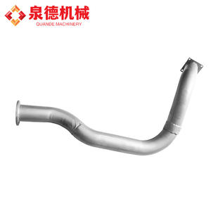 Tuyau d'échappement compatible Sany Heavy Industry à double essieu, modèle A820607000218, 4 courbures pour camions malaxeurs à béton, pièce d'origine - Product Image 3