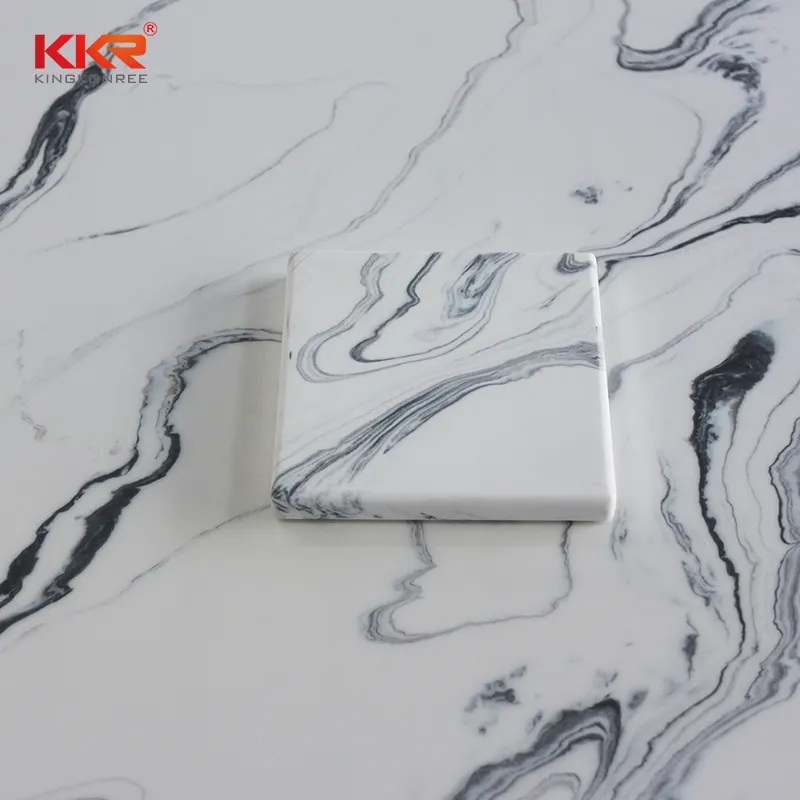 white cultured marble solid surface shower wall panel slabs