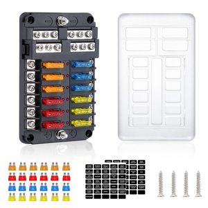 กล่องฟิวส์ Cnspeed 12 ช่อง 12V 24V สำหรับรถยนต์ เรือ RV รถบรรทุก ที่ใส่ฟิวส์ - Product Image 2