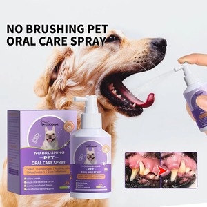 Suministros de espray de limpieza de dientes ecológicos para la higiene felina y canina Cuidado de gatos y perros - Product Image 2