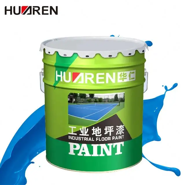 Coating Cement Garage Warehouse Industrial Chemical Resistant Resin Flooring Companies Concrete Water-Based Acrylic Floor Paint
