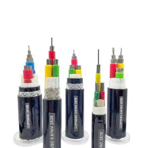 Cavo di alimentazione per imbarcazioni ABS/BV/CCS 1.5mm² a 2 conduttori, isolato in XLPE, armato con treccia d'acciaio, ignifugo, per installazioni offshore - Product Image 6