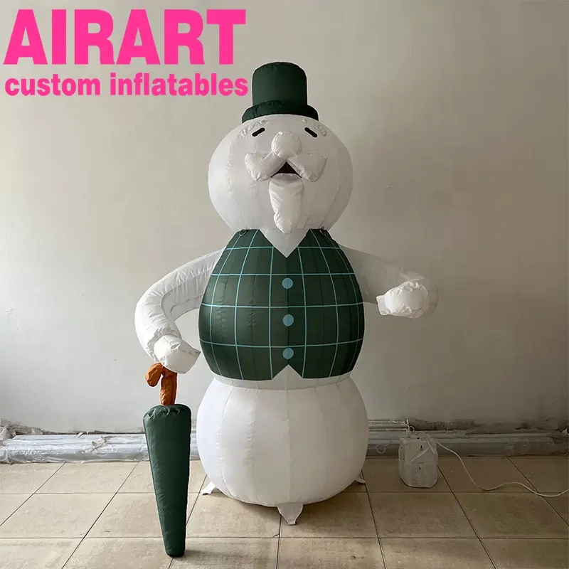 인기있는 판매 내구성 풍선 크리스마스 눈사람 캐릭터