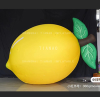 Citron gonflable géant de modèle de citron de décoration gonflable gonflable de modèle de fruit Offre Spéciale pour la publicité