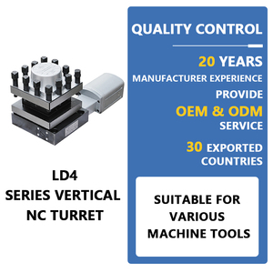 Tourelle de tour verticale LD4 CNC 4 stations haute répétabilité précision NC tourelle pour l'entraînement - Product Image 3