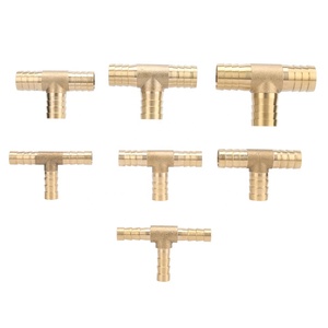 <span class=keywords><strong>Raccord</strong></span> de <span class=keywords><strong>tuyau</strong></span> en <span class=keywords><strong>laiton</strong></span> en forme de T à 3 voies, joint en <span class=keywords><strong>laiton</strong></span> 6/8/10/12/14/16/19 mm, connecteur rapide en T - Product Image 3