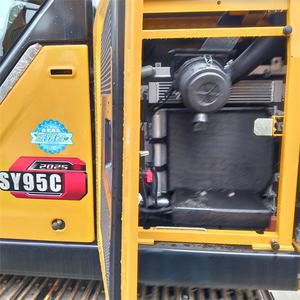 Petite pelle diesel Sany SY95C La mini pelle sur chenilles SY95 de Chine est équipée d'un moteur à grande vitesse 4JG3X - Product Image 4