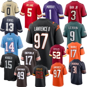 Nouveauté 2026 Entièrement Brodé # 13 Downs # 15 Mendoza # 17 Tate # 52 styles # Maillot de football américain 97 Lawrence II - Product Image 1
