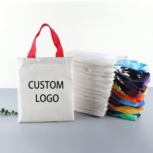 Wholesale Custom Shipping Cotton <b>Canvas</b> Tote Bag With Pocket and Zipper Sublimation Women's Tote Bags With Custom Printed Logo - Product Image 2
