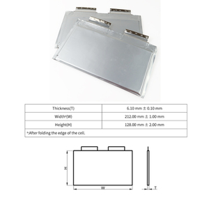 Lto 2.3V 11ah 12Ah có thể sạc lại 20000 chu kỳ <span class=keywords><strong>Lithium</strong></span> titanate Pin Pouch 2.3V 10AH lto pin di động cho ba bánh UAV - Product Image 2