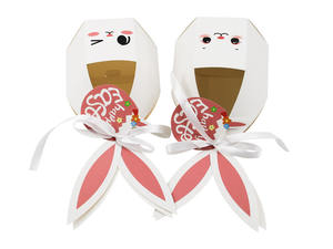 Caja de regalo de conejo de MOQ bajo personalizada, caja de regalo de papel con dulces de Chocolate dulce, caja de regalo sorpresa para bebé recién nacido, cumpleaños de bebé - Product Image 6