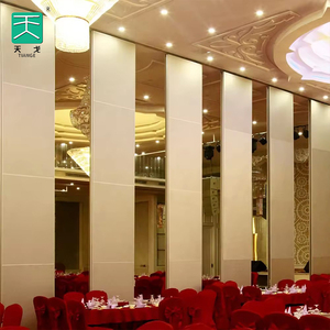 Ruedas colgantes de auditorio Ultra alto insonorizado Filipinas portátil plegable Pared de habitación deslizante restaurante partición móvil - Product Image 2