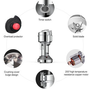 Horus Edelstahl Ultra Grinder Maschine Elektrische Getreide mühlen für Kräuter Gewürz Pfeffer Kaffee Mais - Product Image 6