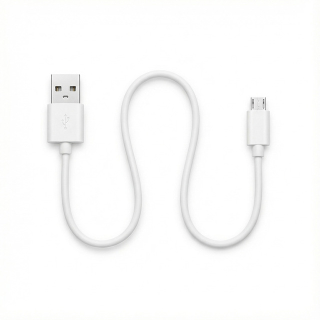 Data Cable V8 for Android USB-A/Micro USB Mobile Phone 2A Charging Cable with Automatic Power off PVC Material