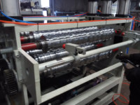 Máquina de Fabricación de Tejas Onduladas de Policarbonato de Alta Calidad con Motor Siemens, Caja de Cambios, Aplicación para Láminas, Certificación CE