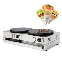 Machine à Crêpes Double Électrique de Haute Qualité, Vente Chaude, Prix de Gros, pour la Vente