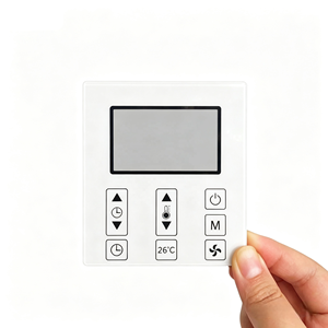 Panneau frontal en acrylique gravé CNC personnalisé, sérigraphié, avec contrôle de température pour l'électricité industrielle - Product Image 1