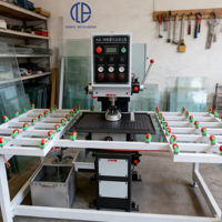 Machine de perçage de verre motorisée TANPU avec système de contrôle PLC automatique, alimentation 220V et capacité de 4kW