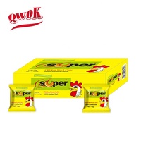 HALAL 10g Cube de bouillon aromatisé au poulet, style bonbon, en mélange séché, OEM Super