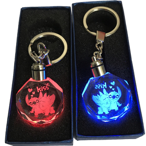 Charming YearsCrystal Mini 7 - Caja <span class=keywords><strong>de</strong></span> Regalo Octogonal Duradera con Diseño <span class=keywords><strong>de</strong></span> Cristal Transparente <span class=keywords><strong>de</strong></span> 7 Colores con Iniciales <span class=keywords><strong>de</strong></span> los Diseñadores, con LED y Figura <span class=keywords><strong>de</strong></span> <span class=keywords><strong>Lilo</strong></span> y Stitch - Product Image 5