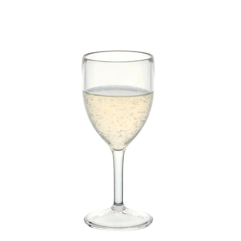 כוס יין כוסות גזע פוליקרבונט 5 oz קטן שקוף פלסטיק זכוכית יין