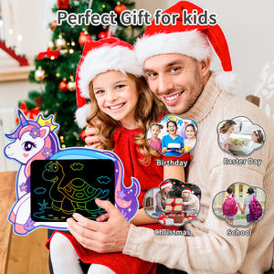 Herramientas de pintura sin papel, almohadilla de dibujo electrónico de unicornio, tableta de escritura Lcd de <span class=keywords><strong>pizarra</strong></span> mágica para niños - Product Image 6