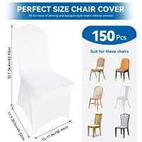Housse de chaise de banquet en polyester 100% 180 g/m² sur mesure en gros, housses de chaise pour hôtel, mariage, événements, production rapide, logo personnalisé accepté